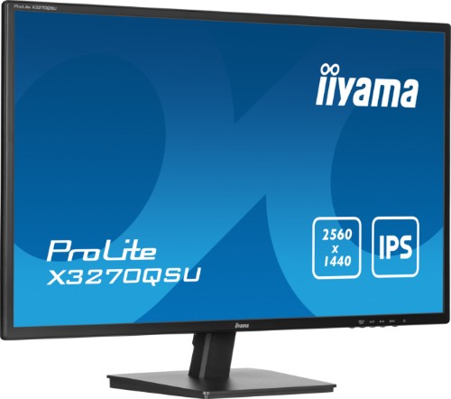 iiyama ProLite 32” IPS Panel Technology monitor featuring WQHD resolution