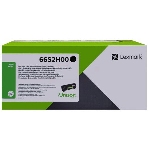 Lexmark 66S2H00 Toner-kit return program high-capacity, 28.4K pages ISO/IEC 19752 for Lexmark MS 531/MX 532