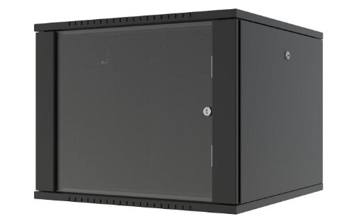 Lanview RWF09U66BL rack cabinet 9U Wall mounted rack Black