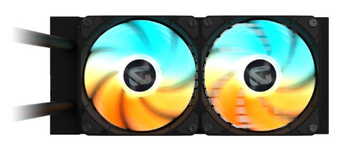 GIGABYTE GAMING 240 Liquid CPU Cooler- 2x120mm ARGB Fans, slide-in interlocking mechanism, DAISY-CHAIN, Intel LGA 1851 and AMD AM5 Compatible