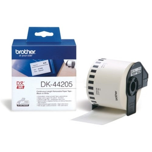 Brother DK-44205 DirectLabel Etikettes white Paper 62mm x 30,48m for Brother P-Touch QL/700/800/QL 12-102mm/QL 12-103.6mm