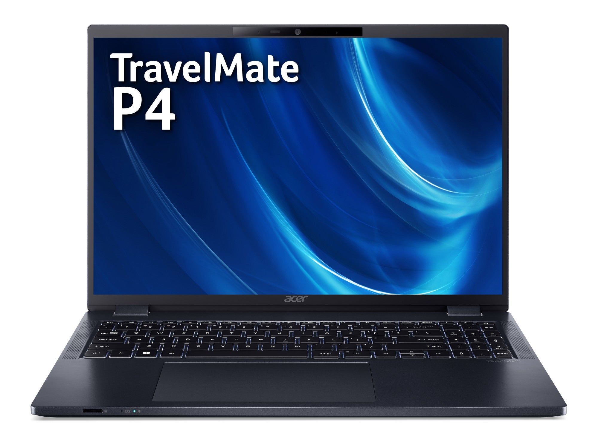 Acer TravelMate P4 TMP416-51 Laptop 40.6 cm (16") WUXGA Intel® Core™ i7 i7-1270P 16 GB DDR4-SDRAM 512 GB SSD Wi-Fi 6E (802.11ax) Windows 11 Pro Blue