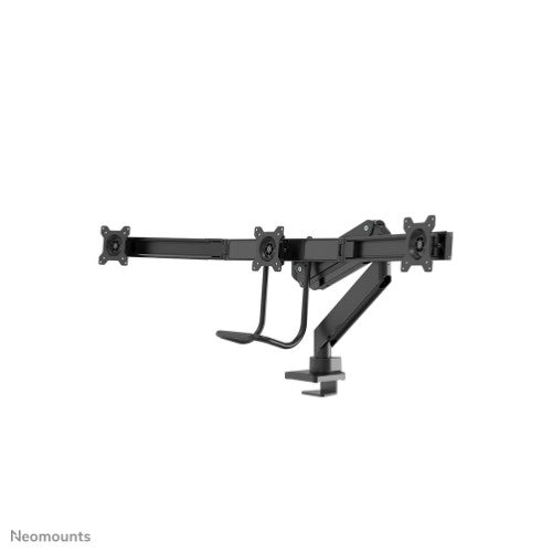 Neomounts NM-D775DX3BLACK Monitor arm 17-27" - gas spring - Topfix - 180°-stop