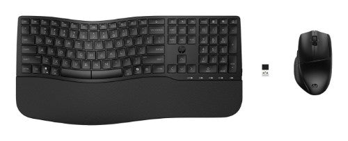 HP 680 CFT Dual-Mode KB/Mse Combo FR keyboard Mouse included Home RF Wireless + Bluetooth Black