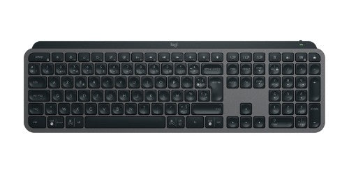 Logitech Master MX Keys Combo for Bussiness keyboard Mouse included Office RF Wireless + Bluetooth AZERTY French Graphite