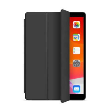 eSTUFF DENVER Folio Case for iPad Air 2 2014 - Black PU leather/Clear