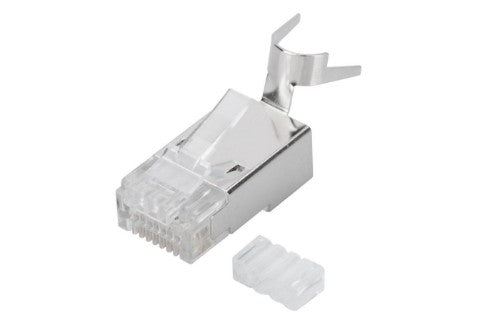 Digitus Modular Plug for Round Cable, CAT 6A, shielded, Pass through connector