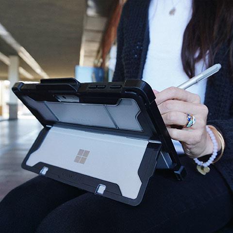 MAXCases Extreme Shell for Microsoft Surface Go 1/2/3/4/5 10" (Black)