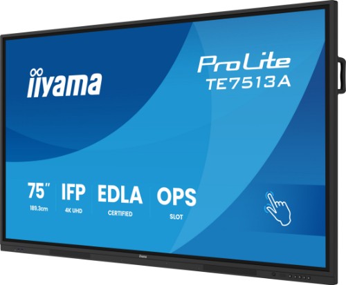 iiyama 75" Google EDLA Certified IFP - Interactive display for seamless integration and collaboration in education and enterprise