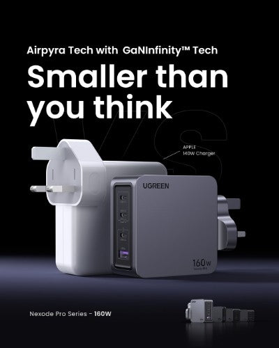 Ugreen Nexode Pro Universal Grey, Silver AC Fast charging Indoor