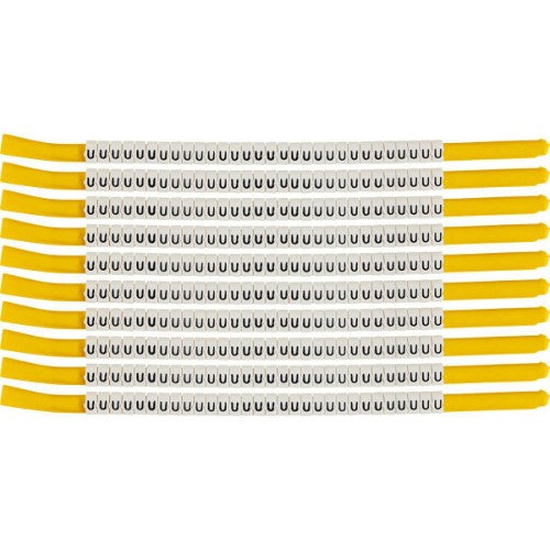 Brady SCN-18-U cable marker Black, White Nylon 300 pc(s)