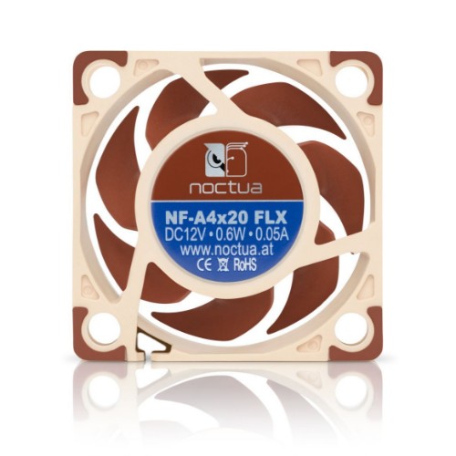 Noctua NF-A4x20 FLX Computer case Fan 4 cm Beige, Brown