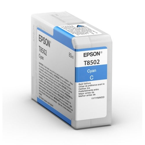 Epson C13T850200/T8502 Ink cartridge cyan 80ml for Epson SC-P 800