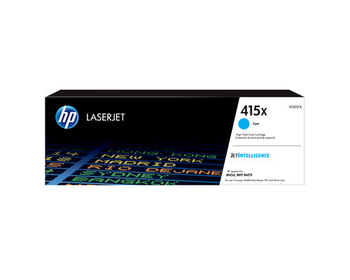 HP W2031X/415X Toner cartridge cyan, 6K pages ISO/IEC 19798 for HP E 45028/M 454