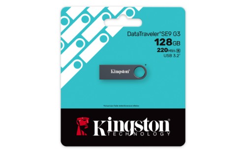 Kingston Technology DataTraveler 128GB SE9 G3 - Dark Nickel