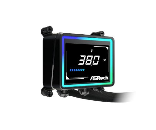 Asrock Challenger 360 Digital Processor Liquid cooling kit 12 cm Black