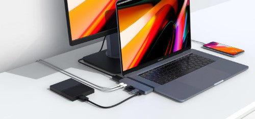 HYPER HD28C USB 3.2 Gen 1 (3.1 Gen 1) Type-C Grey