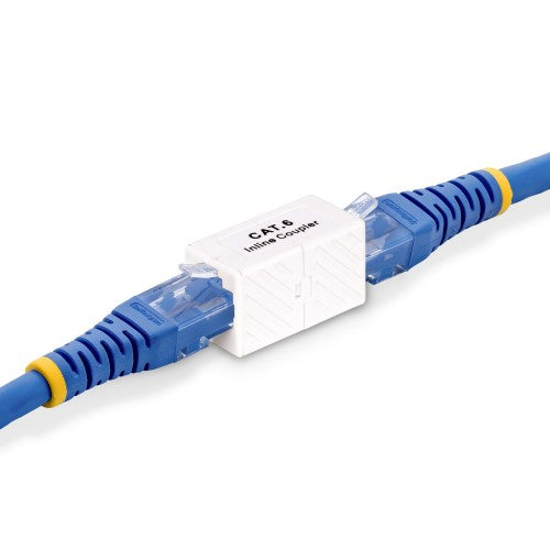 StarTech.com RJ45 Coupler, Inline Cat6 Coupler, Female to Female (F/F) T568 Connector, Unshielded Ethernet Cable Extension