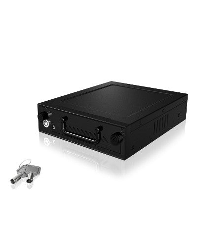 ICY BOX IB-148SSK-B 13.3 cm (5.25") Storage drive tray Black