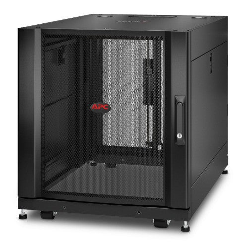 APC NetShelter SX, Server Rack Enclosure, 12U, Black, 658H x 600W x 900D mm