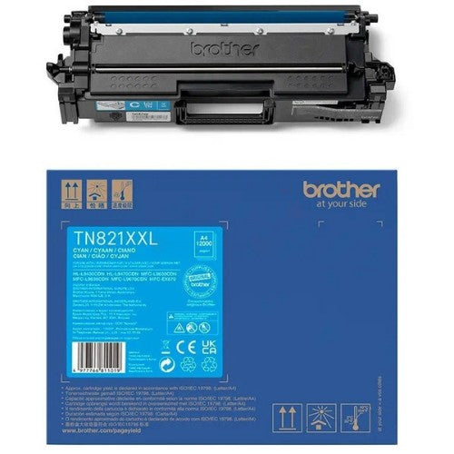 Brother TN-821XXLC Toner-kit cyan high-capacity, 12K pages ISO/IEC 19752 for Brother HL-L 9430