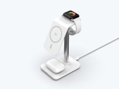 eSTUFF ES638310 mobile device charger Smartphone Aluminium AC Wireless charging Fast charging Indoor