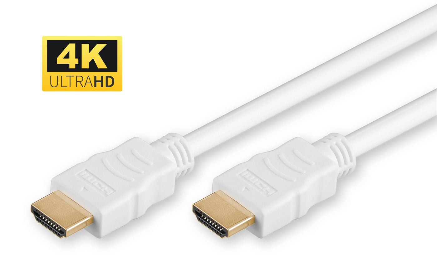 Microconnect HDMI High Speed cable, 5m, White