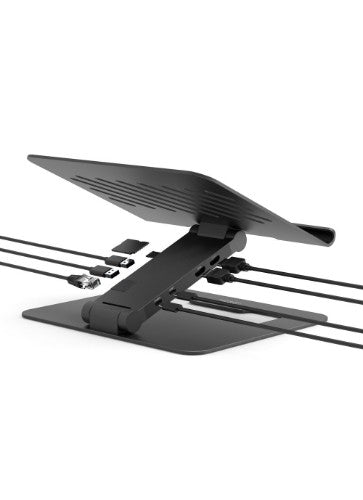 Port Designs PORT Connect ADJUSTABLE STAND - DOCKING TYPE C - 2 x 4K - UK Docking Station