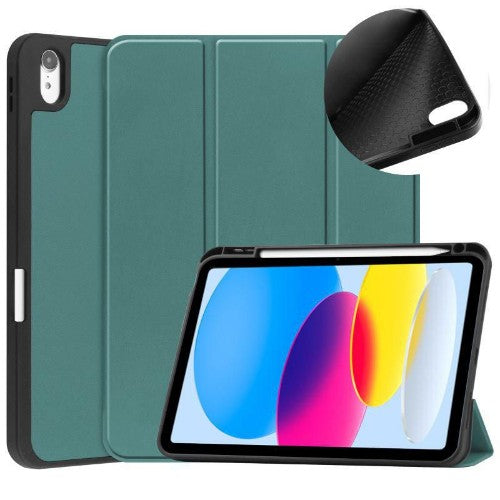 CoreParts TABX-IP10-COVER25 tablet case 27.7 cm (10.9") Flip case Green