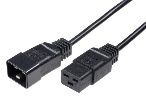 Microconnect PE141520 power cable Black 2 m C19 coupler C20 coupler
