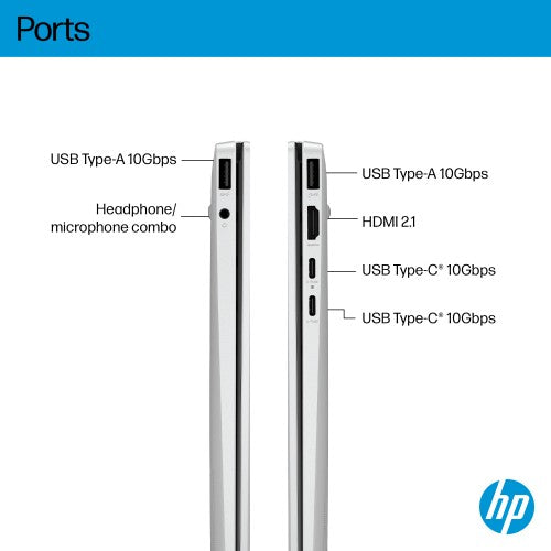 HP OmniBook 7 Aero 13-bg1002na Copilot+ PC AMD Ryzen™ AI 7 350 Laptop 33.8 cm (13.3") 2K 16 GB LPDDR5x-SDRAM 1 TB SSD Wi-Fi 6 (802.11ax) Windows 11 Home Silver
