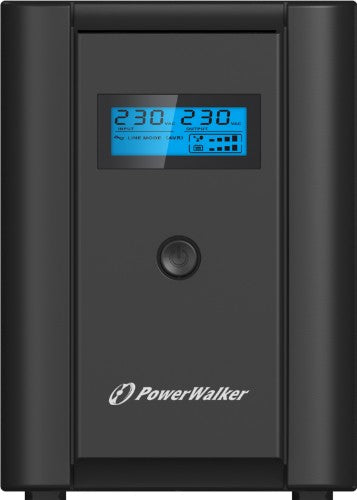 PowerWalker VI 2200 LCD/IEC uninterruptible power supply (UPS) Line-Interactive 2.2 kVA 1200 W 6 AC outlet(s)