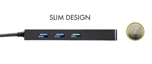 i-tec Advance USB-C Slim Passive HUB 3 Port + Gigabit Ethernet Adapter