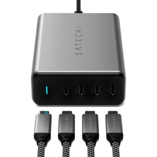 Satechi ST-UC165GM-UK mobile device charger Universal Black, Grey Fast charging Indoor