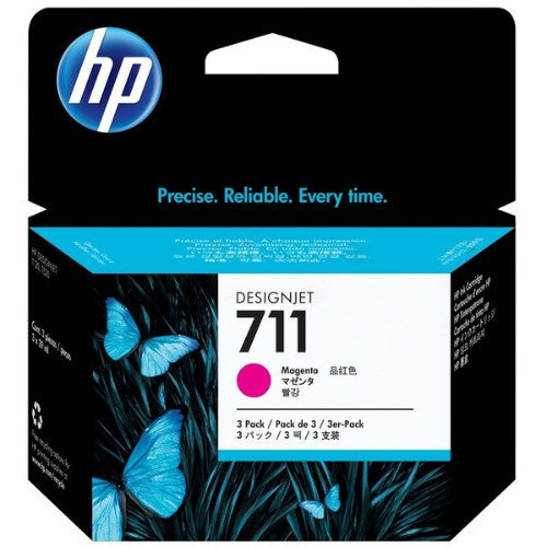 HP CZ135A/711 Ink cartridge magenta 29ml Pack=3 for HP DesignJet T 520