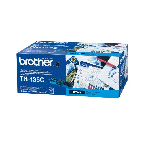 Brother TN-135C Toner cyan high-capacity, 4K pages ISO/IEC 19798 for Brother HL-4040 CN