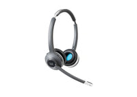 Cisco Headset 562, Wireless Dual On-Ear DECT Headset with Standard Base for US and Canada, Charcoal, 1-Year Limited Liability Warranty (CP-HS-WL-562-S-EU=)