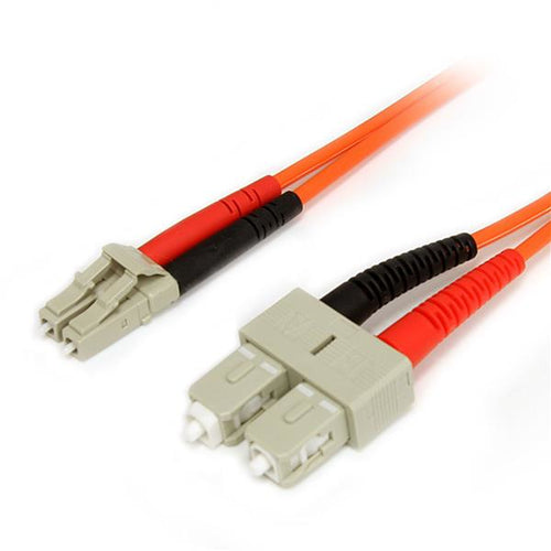 StarTech.com 3m Fiber Optic Cable - Multimode Duplex 62.5/125 LSZH Fiber Jumper Cord - LC/SC