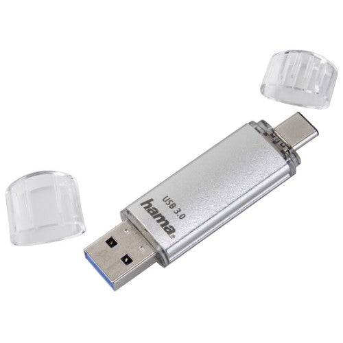 Hama C-Laeta USB flash drive 32 GB USB Type-A / USB Type-C 3.2 Gen 1 (3.1 Gen 1) Silver