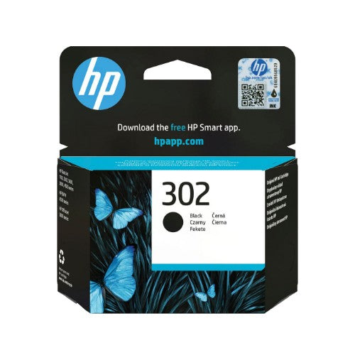 HP F6U66AE/302 Printhead cartridge black, 170 pages ISO/IEC 24711 3.5ml for HP DeskJet 1110/2130/OfficeJet 5200
