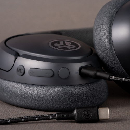 JLab Lux ANC Headset Wireless Head-band Music Bluetooth Graphite