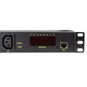 LogiLink PDU8P01 power distribution unit (PDU) 8 AC outlet(s) 1U Black