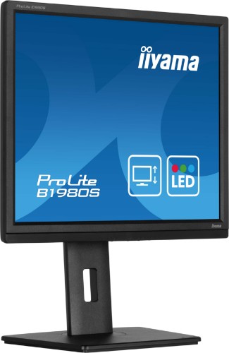 iiyama ProLite The 19’’ B1980S, designed for business, is an impressive LED-backlit monitor with a height adjustable stand