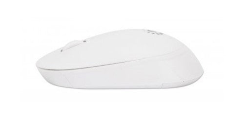 Manhattan Performance III Wireless Mouse, White, 1000dpi, 2.4Ghz (up to 10m), USB, Optical, Ambidextrous, Three Button with Scroll Wheel, USB nano receiver, AA battery (not included), Low friction base, Three Year Warranty