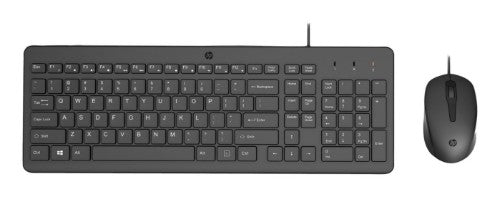 HP 150 WIRED MOUSE/KB COMBO FR keyboard Mouse included USB Black