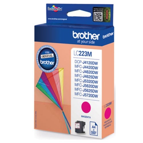 Brother LC-223M Ink cartridge magenta, 550 pages ISO/IEC 24711 5.9ml for Brother DCP-J 562/MFC-J 4420/MFC-J 5320