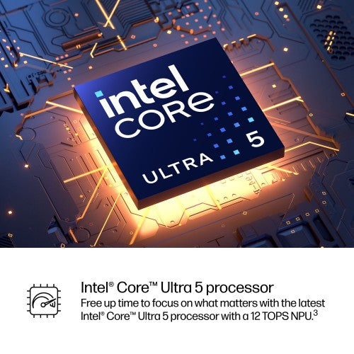 HP EliteBook 6 G1i AI Intel Core Ultra 5 225U Laptop 35.6 cm (14") WUXGA 16 GB DDR5-SDRAM 512 GB SSD Wi-Fi 7 (802.11be) Windows 11 Pro AI PC Silver