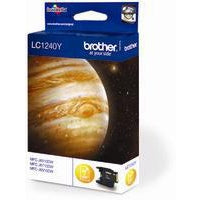 Brother LC-1240Y Ink cartridge yellow, 600 pages ISO/IEC 24711 for Brother DCP-J 525/MFC-J 6510