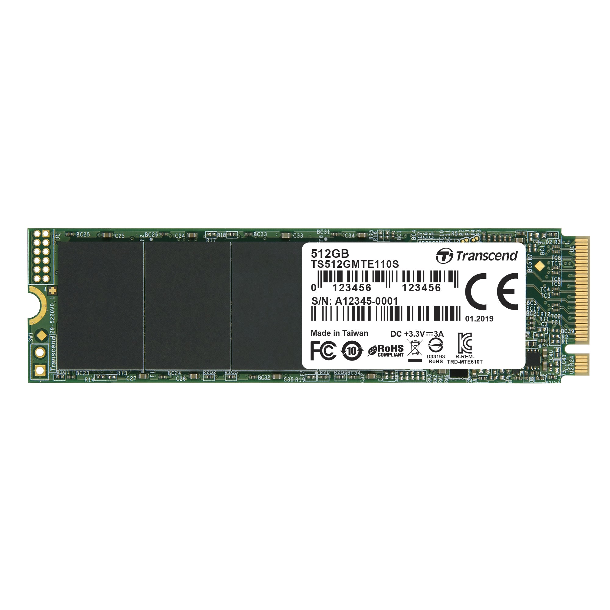 Transcend PCIe SSD 110S 512G