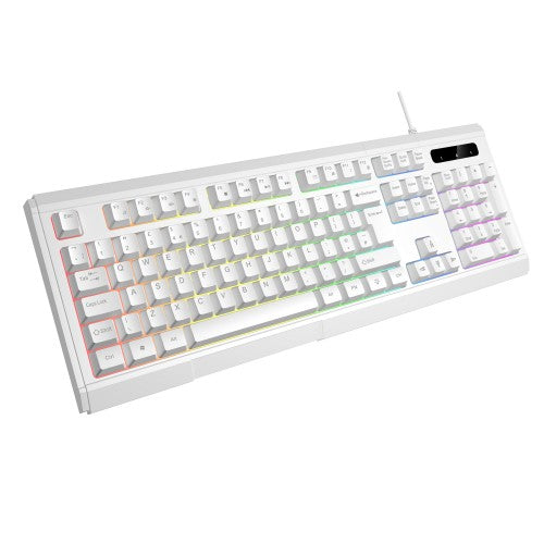 VIDA GAMER WHT 4IN1 USB KB MS HS KIT keyboard Mouse included Gaming QWERTY UK English White